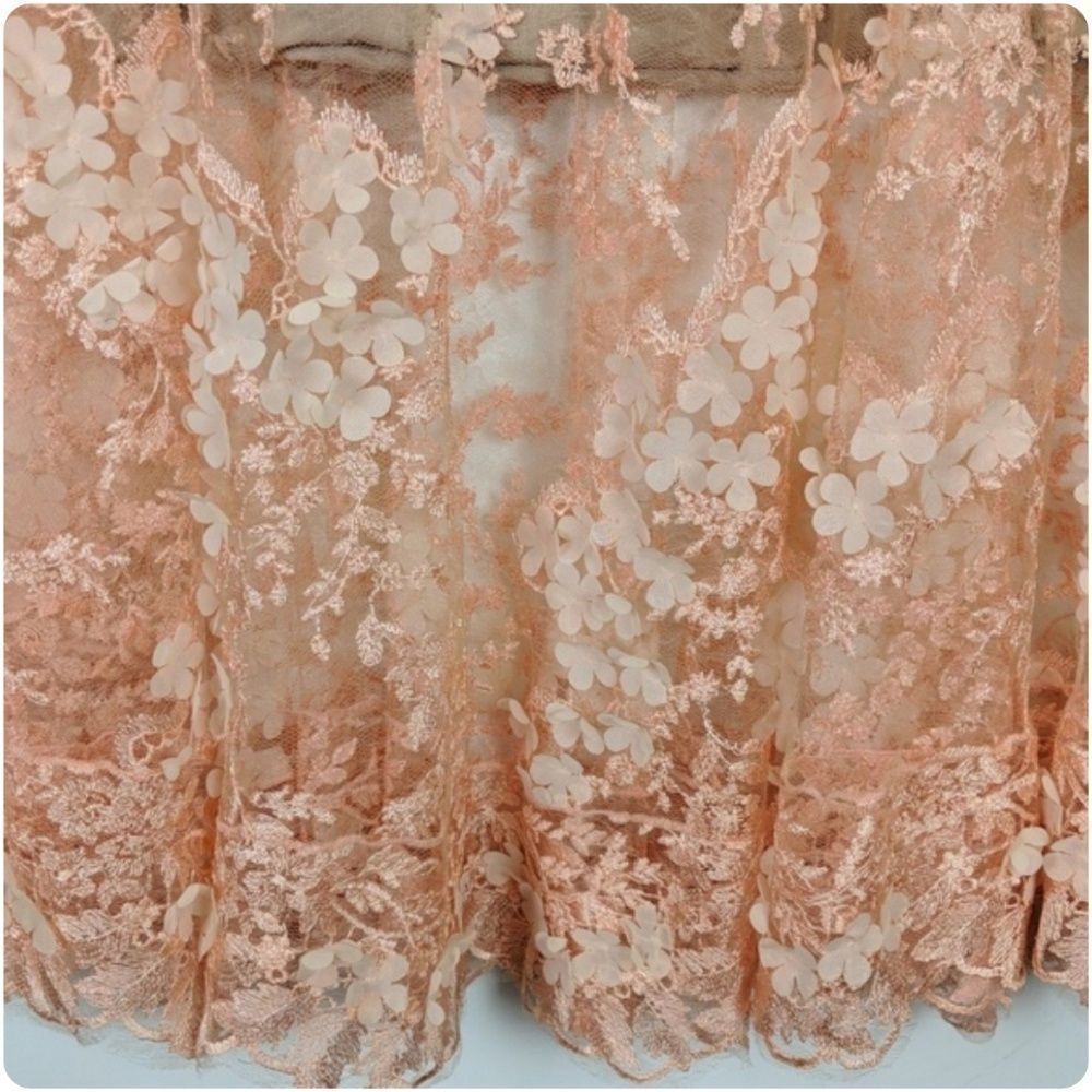Dress The Population Peach/Nude Juliana Skirt - Picture 2 of 6